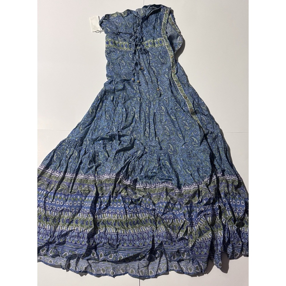 Veronica Beard Windansea Blue Paisley Maxi Dress Size Small - Picture 12 of 12